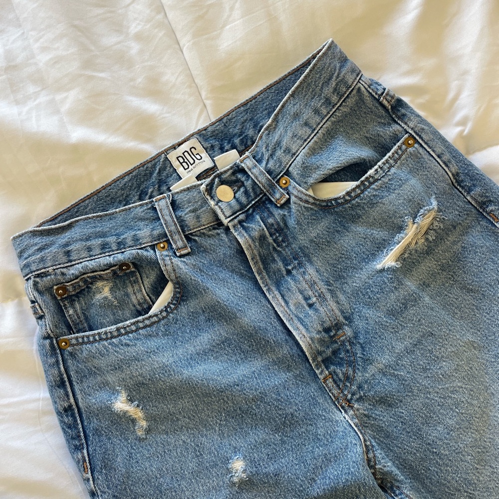 BDG Light Blue Distressed Jeans